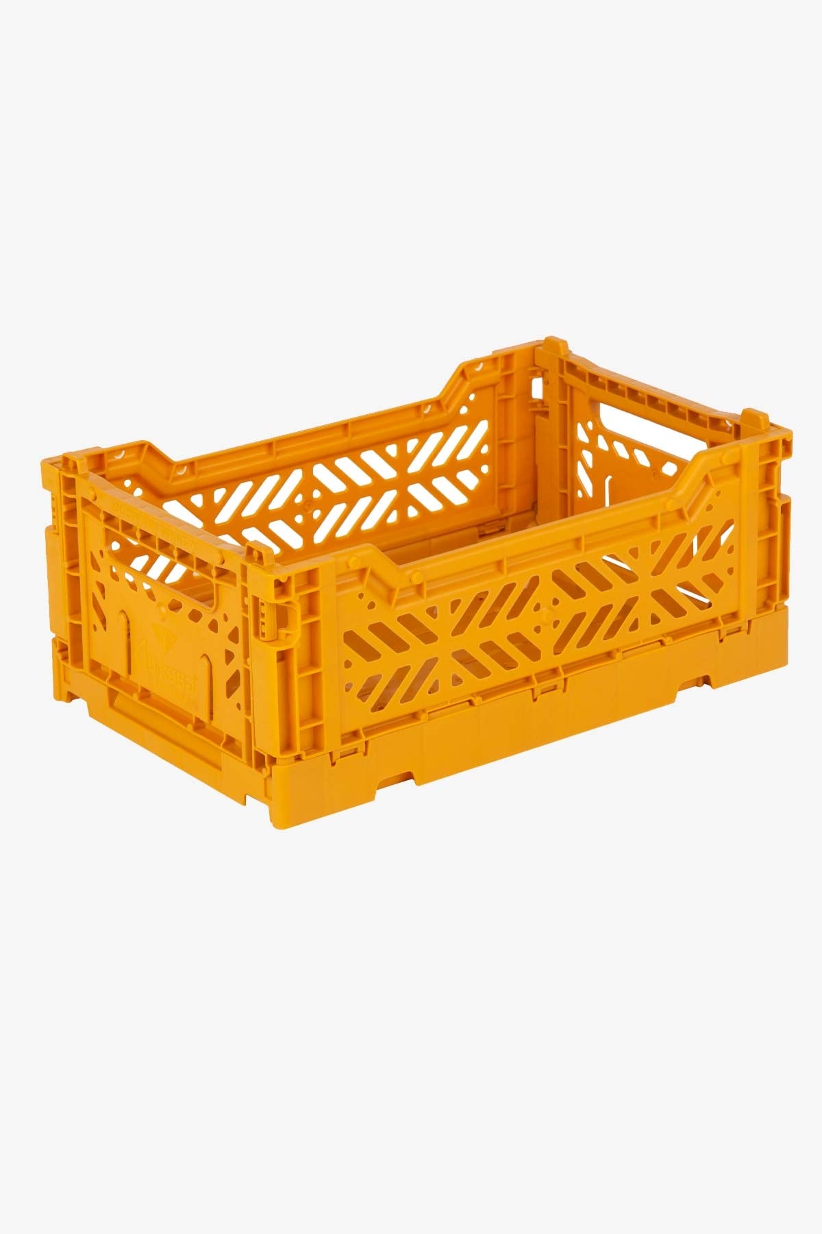 Luna Crates 3-Pack Utility Stackable Crates Mustard - Luna Crates