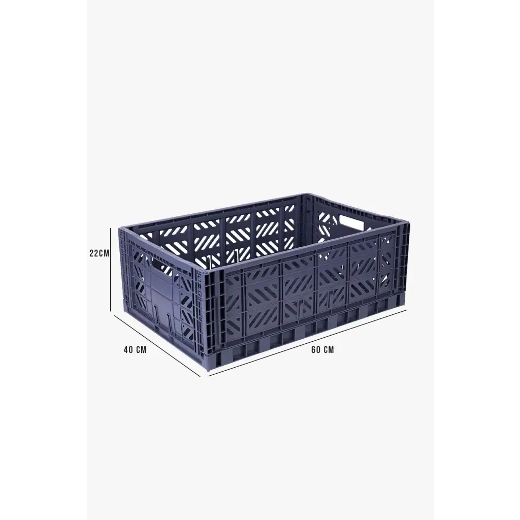 Kobalt Stackable Crate - Gray - Each